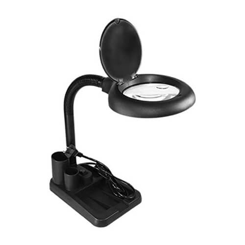 Table Top Magnifying Glass with LED Lamp A808